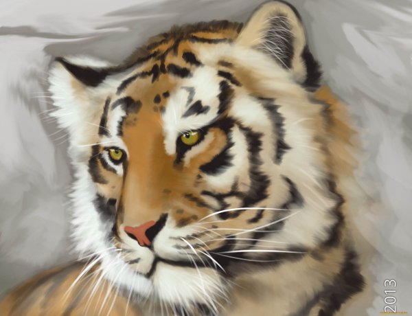 Картинка тигр для флага