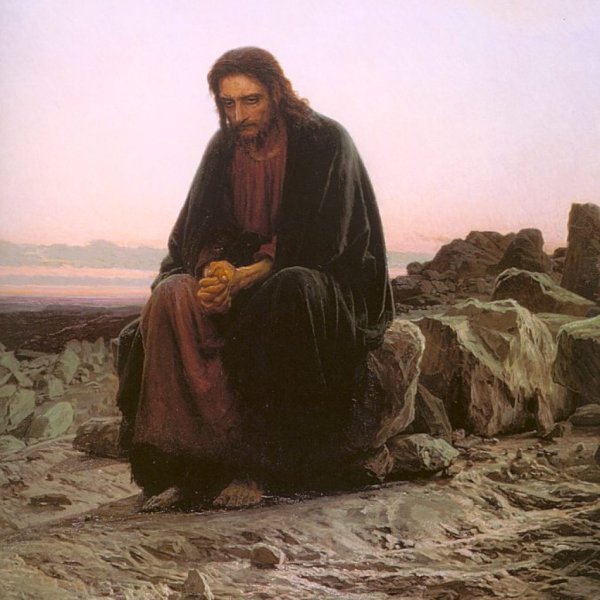 И.Н.Крамской. Христос в пустыне. 1872