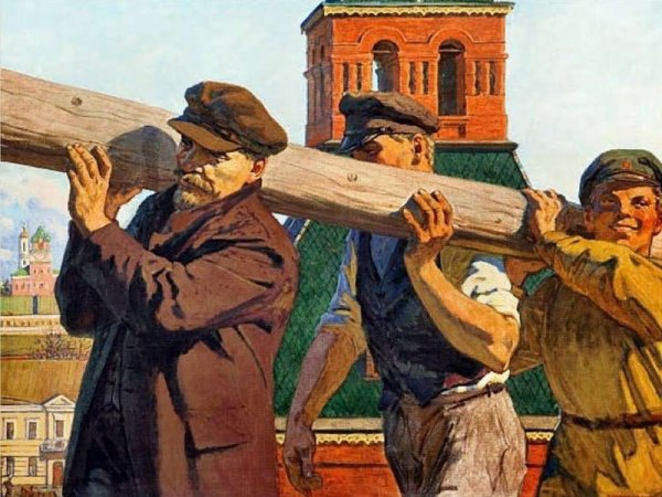 Ленин на субботнике