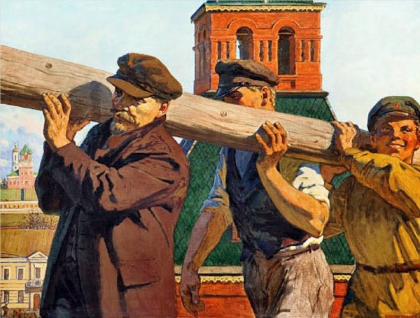 Ленин на субботнике