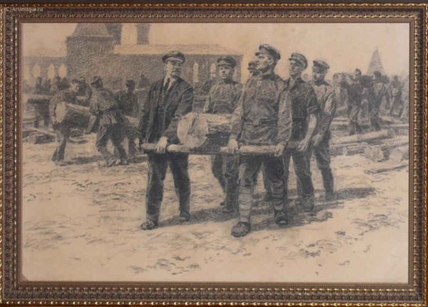 Владимир Ильич Ленин на субботнике