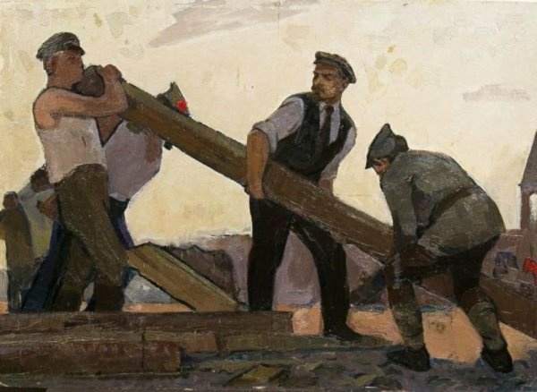 Владимир Ильич Ленин на субботнике