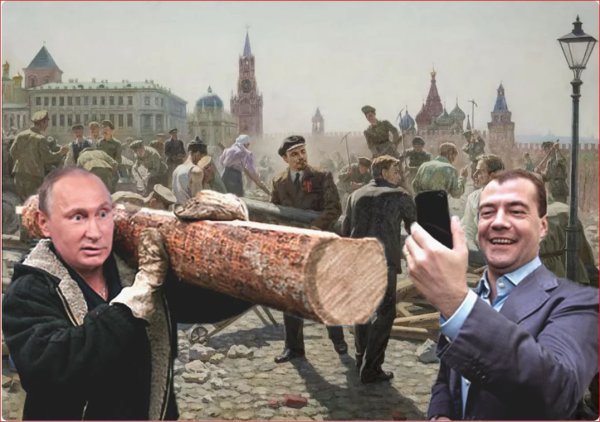 Владимир Ильич Ленин на субботнике