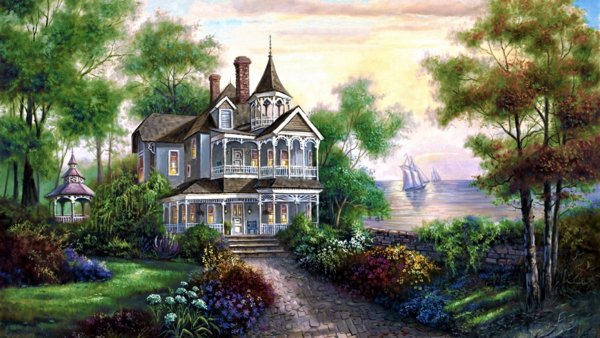 Томас Кинкейд Викторианский сад