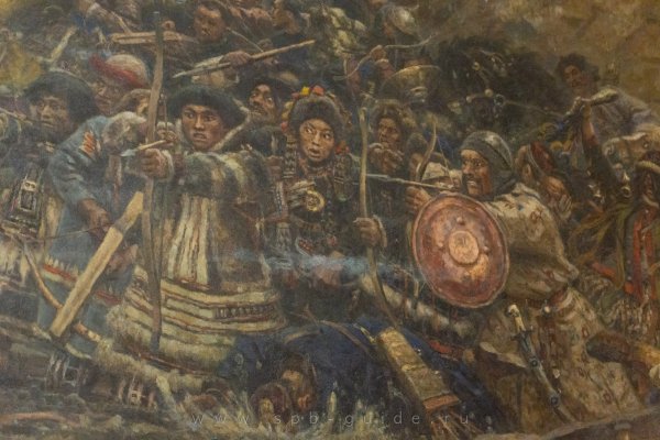 В.И. Суриков. Покорение Сибири Ермаком. 1895