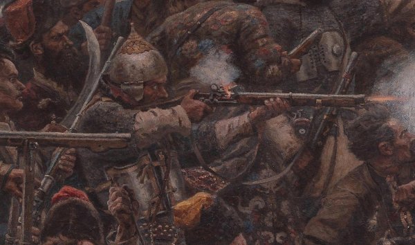 Суриков Ермак покоряет Сибирь