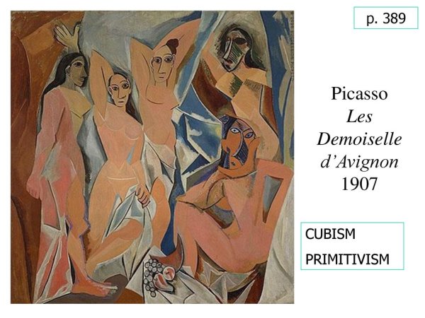 Пабло Пикассо Авиньонские девицы 1907