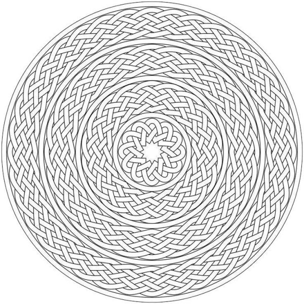 Раскраска спираль