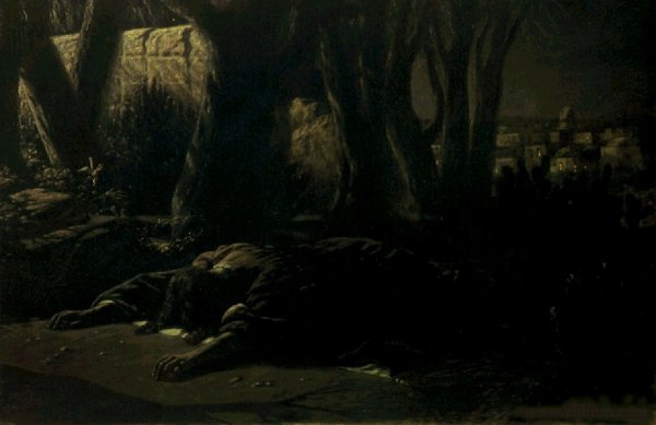 Христос в Гефсиманском саду Перов