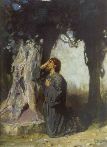 Поленов Христос в Гефсиманском саду