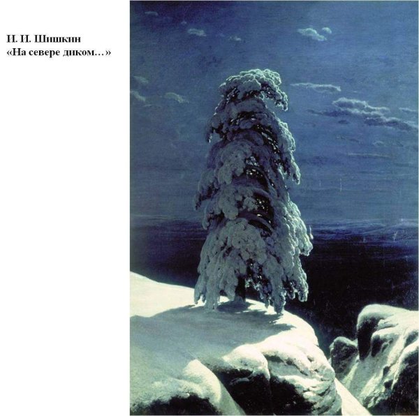 Шишкин Иван Иванович на севере диком описание