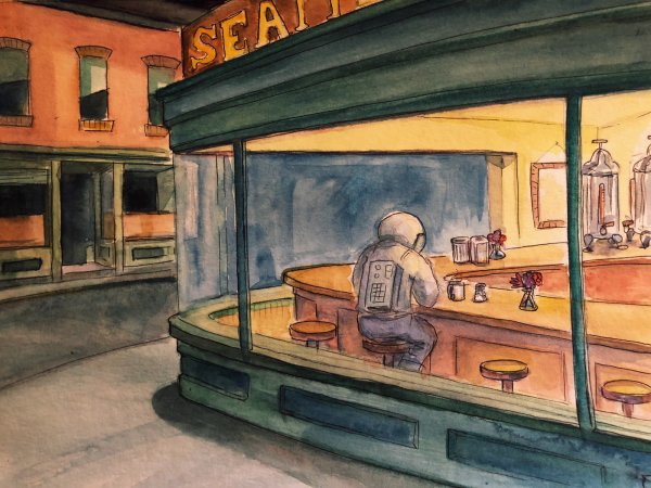 Эдвард хоппер Nighthawks