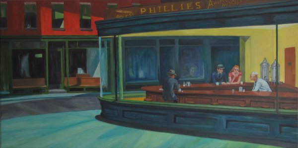 Эдвард хоппер ночные Ястребы