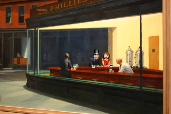 Картина Полуночники Эдварда хоппера