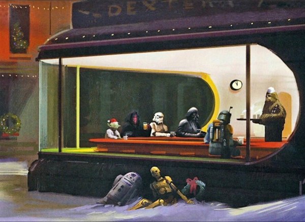 Эдвард хоппер. «Полуночники», 1942 год