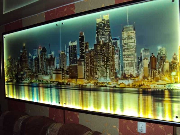 Картины со светодиодами