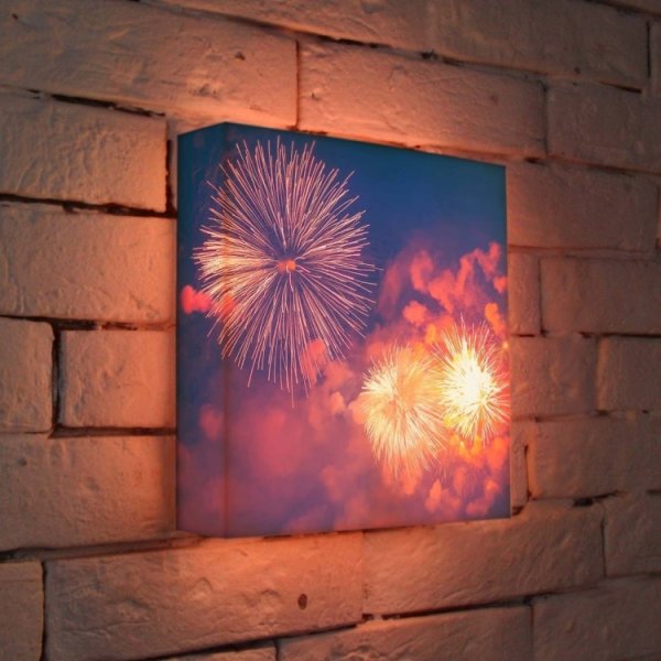 Лазерная гравировка стекла с подсветкой