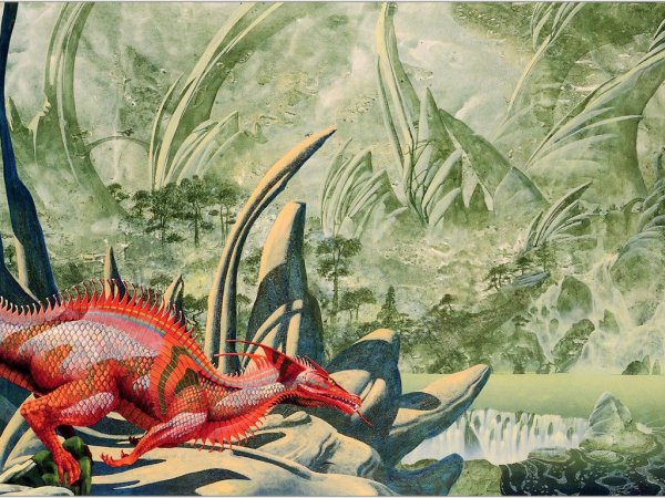 Китайская традиционная живопись дракон