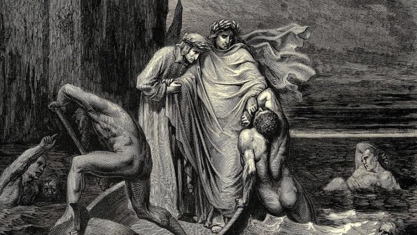 Гюстав Доре. «Данте и Вергилий в девятом круге ада». 1861