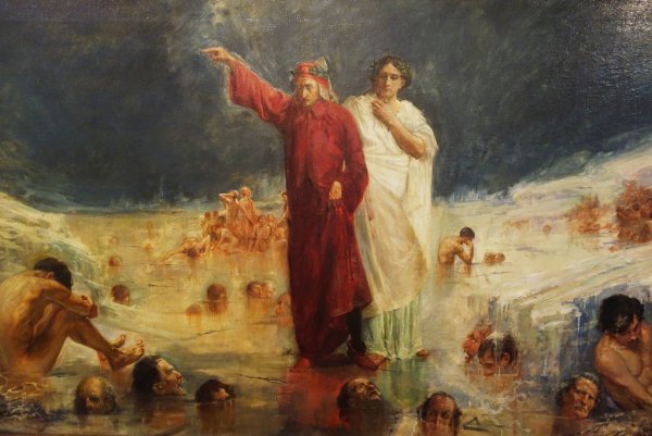 Данте Алигьери и Вергилий