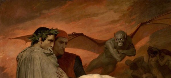 Эжен Делакруа Данте и Вергилий