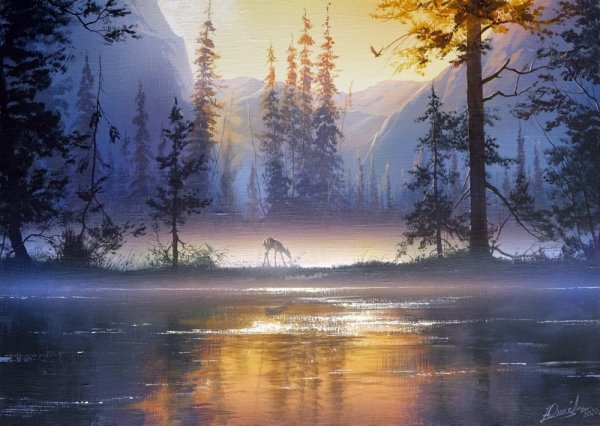 Художник пейзажист Юшкевич