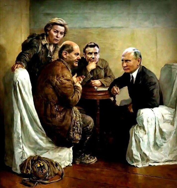 Картина Серова ходоки у Ленина