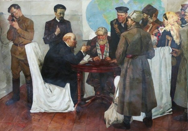 Владимир Серов. «Ходоки у Ленина» (1950)