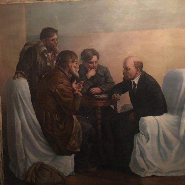 Картину Владимира Серова «ходоки у в.и. Ленина»