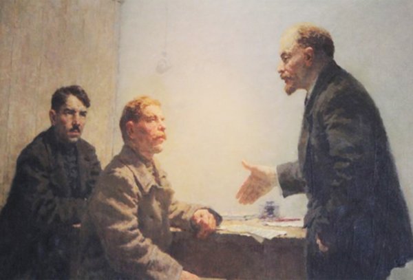 Серов ходоки у Ленина