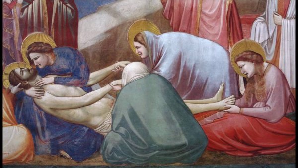 Джотто Оплакивание Христа фреска