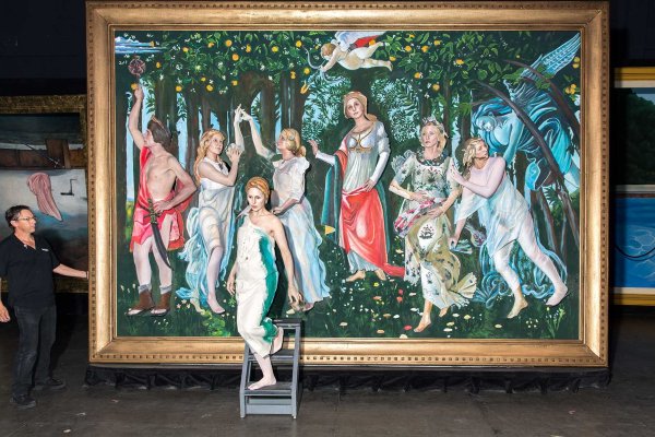 Ожившая живопись