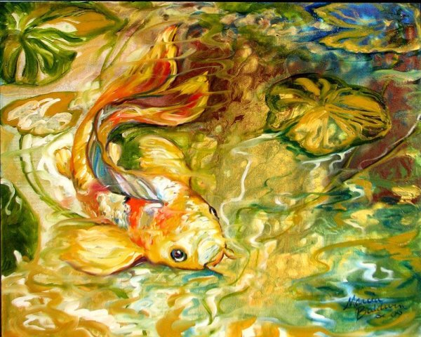 Сен Санс золотые рыбки
