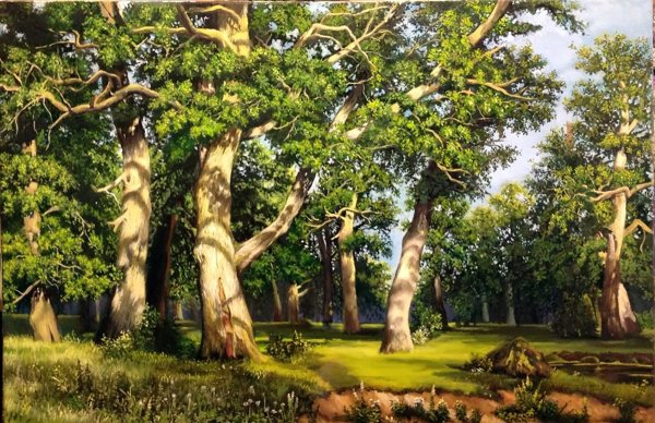 Иван Шишкин дубовая роща