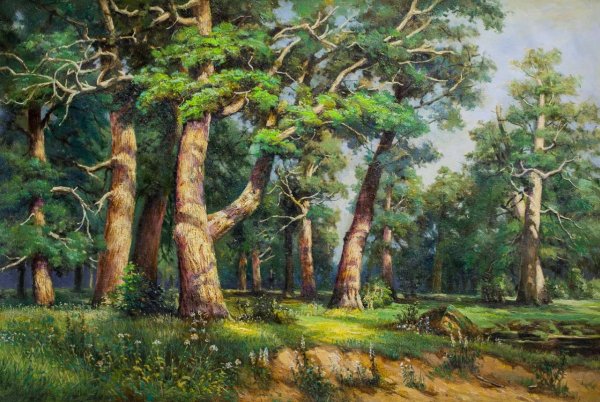Картина Шишкина дубовая роща