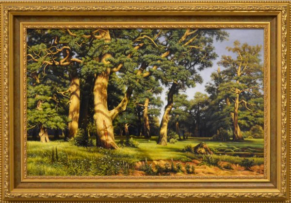 Иван Шишкин, «дубовая роща», 1887 г.