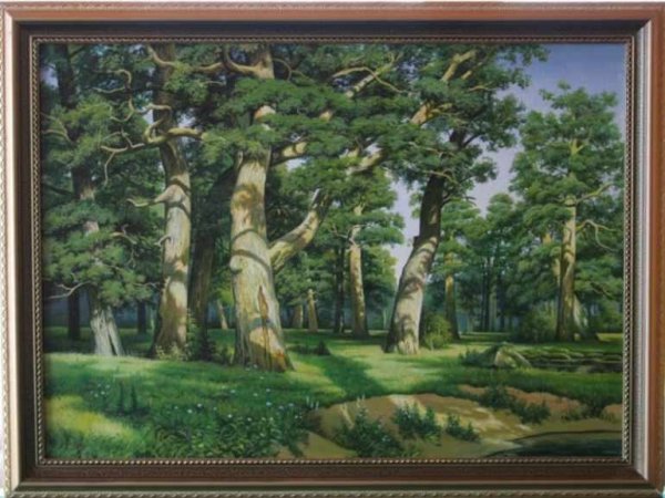 Шишкин дубовая роща картина