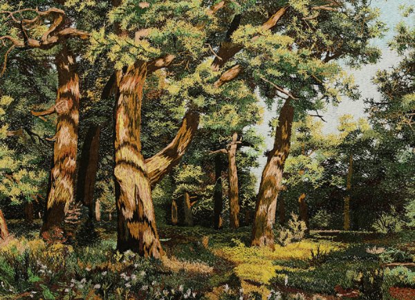 Шишкин дубовая роща картина