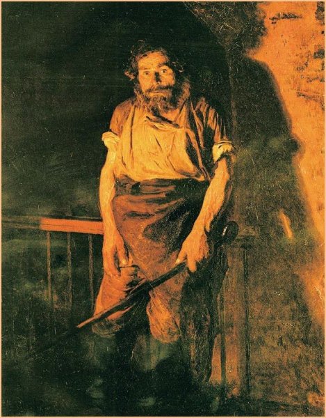 Н.А.Ярошенко. Кочегар. 1878