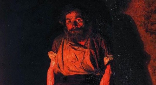 Н.А.Ярошенко. Кочегар. 1878