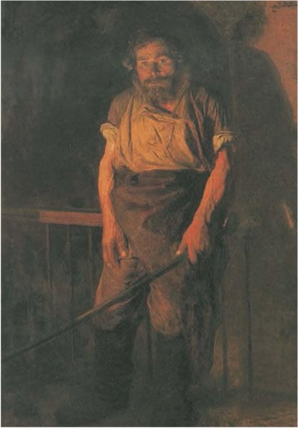 Николай Ярошенко «Кочегар». 1878;