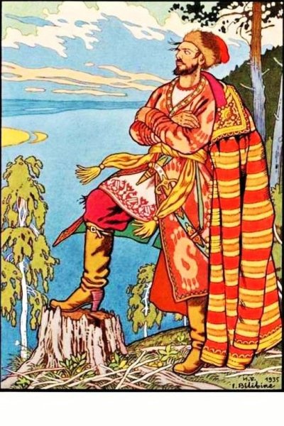 Иван Билибин баба Яга