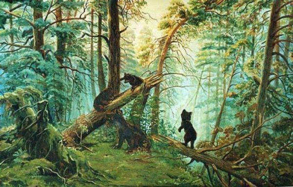 Художник Александр Чурзин Лесное озеро