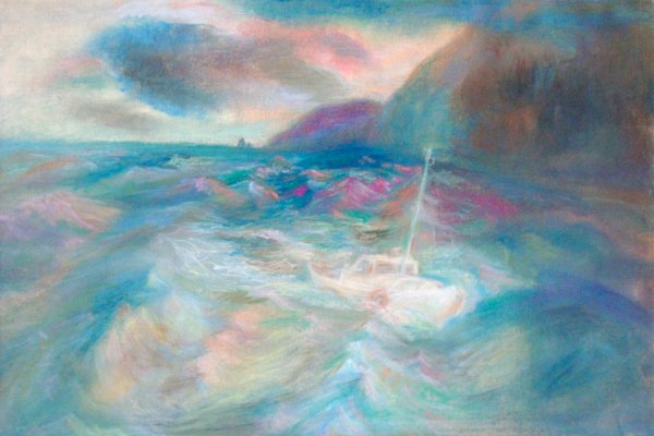 Пейзаж пастель художник Израиль