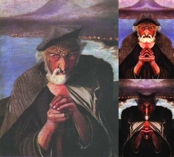 Тивадар Костка Чонтвари старый Рыбак