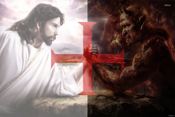 Икона искушение Христа дьяволом