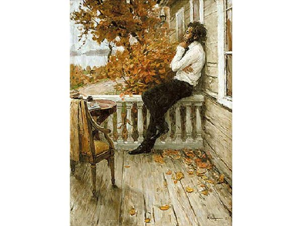 Александр Сергеевич Пушкин в селе Михайловском