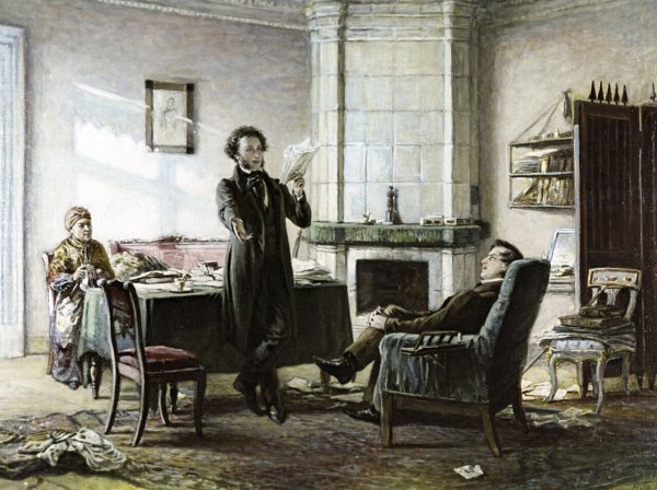 Н Н ге Пушкин в селе Михайловском