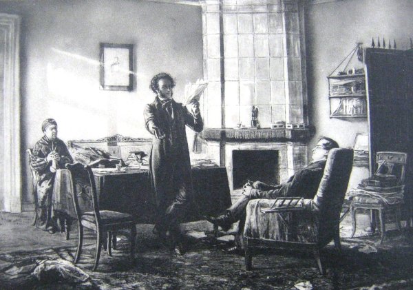 Н Н ге Пушкин в селе Михайловском