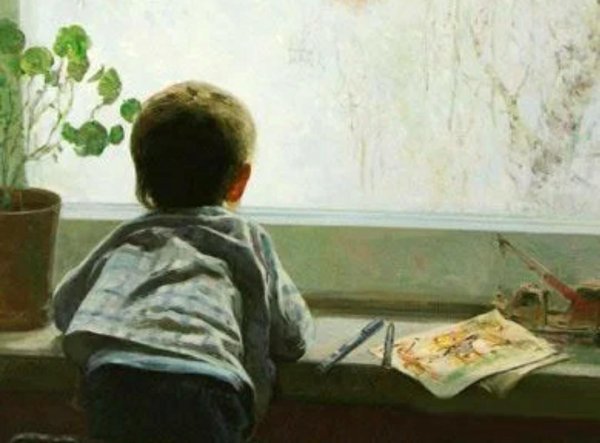 Рустем Хузин у окна